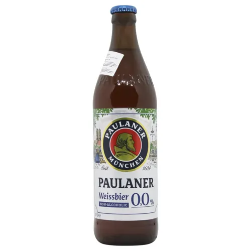 Пиво Paulaner нефільтроване безалкогольне 0,5л