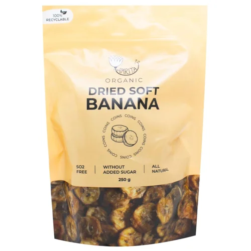 Банани Amrita сушені кільцями 250г