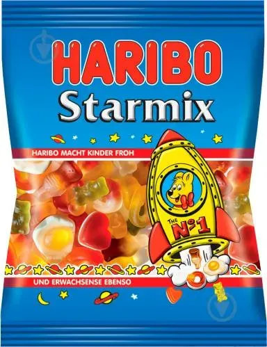 Цукерки Haribo Зоряний мікс жувальні, 100г