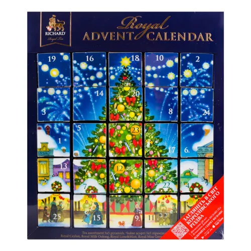 Набір чаїв Royal Advent Calendar Richard к/у 44г