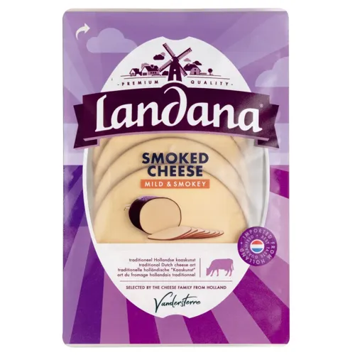 Сир Landana копчений нарізаний 45% 150г
