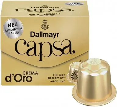 Кофе в капсулах Dallmayr Capsa Crema d'Oro 56г х 10 шт
