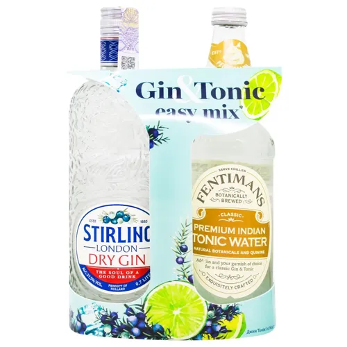 Набір Джин Stirling 37,5% 0,7л + Тонік Fentimans 0,5л