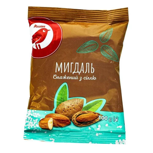 АШАН RB/Мигдаль смажений солоний 100г