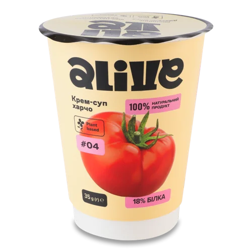 Крем-Суп Швидкого Приготування Гороховий Харчо Alive ст, 35г