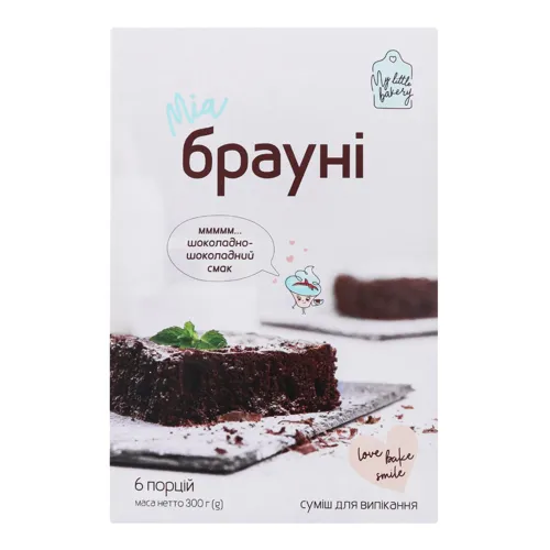 Суміш для випікання Брауні Mia 300г