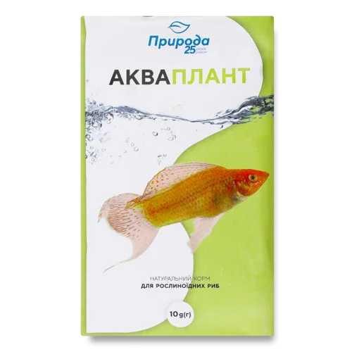 Корм Натуральний Для Рослиноїдних Риб Акваплант Природа, м/у 10г