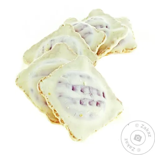 Печиво Маргарита з чорною смородиною в молочній глазурі в коробці