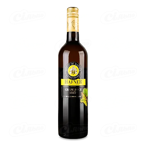 Сік Hafner білий виноград, 0,75л