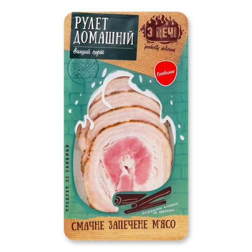 Рулет Свинячий Домашній В/К В/С, Лоток 100г