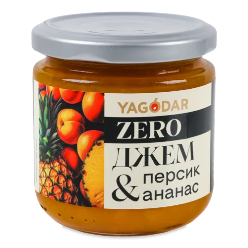 Джем Персик-ананас Натуральний, З/Б, 210г