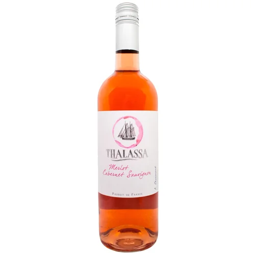 Вино Thalassa Merlot Cabernet Sauvignon рожеве сухе 12,5% 0,75л