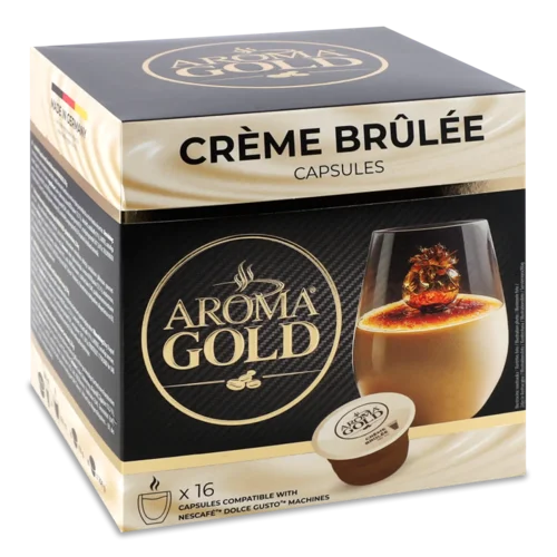 Кава мелена Aroma Gold Creme Brulee в капсулах