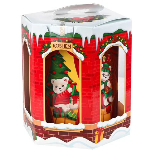 Набір солодощів новорічний Roshen Веселе свято 438г