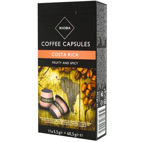 Кава Rioba Costa Rica в капсулах 5,5г х 11шт