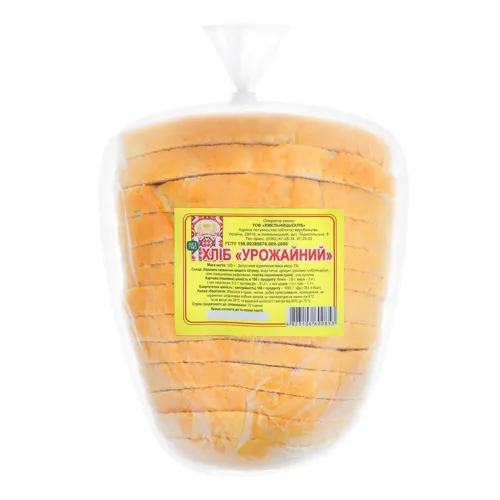 Хліб половинка в нарізці Урожайний Формула смаку м/у 350г