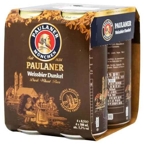 Пиво Paulaner Dunkel 4*0,5л