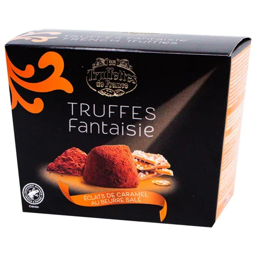 Цукерки Chocmod Truffettes de France трюфельні зі шматочками солоної карамелі 200г