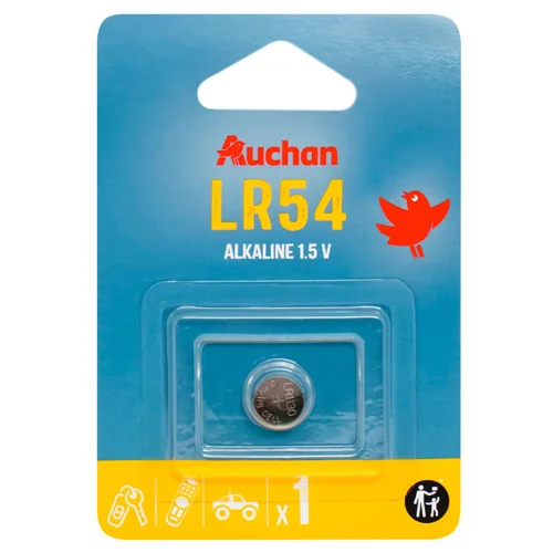 Батарейка Auchan Standart LR54 1шт