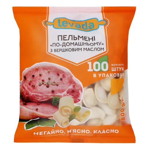 Пельмені з вершковим маслом По-домашньому Levada м/у 800г