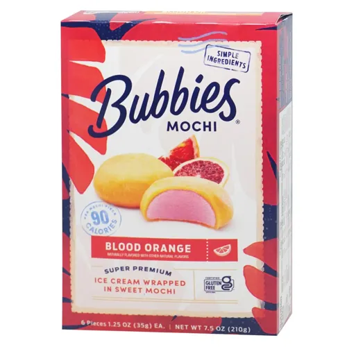 Морозиво Bubbies Mochi Червоний апельсин 6х35г
