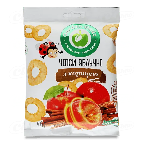 Чіпси яблучні Gadz з корицею 40г