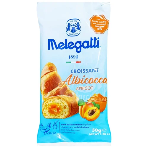 Круасан Melegatti з абрикосом 50г