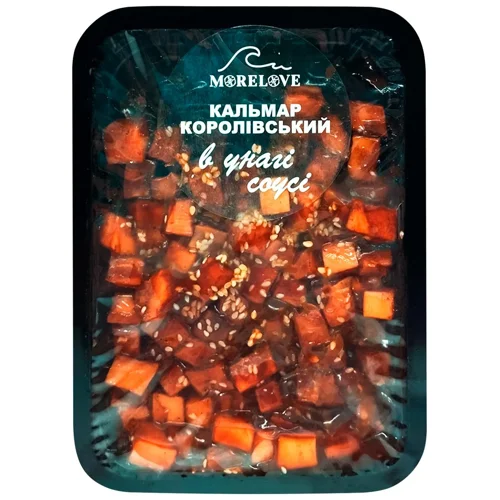 Кальмар королівський MoreLove в соусі унагі 240г