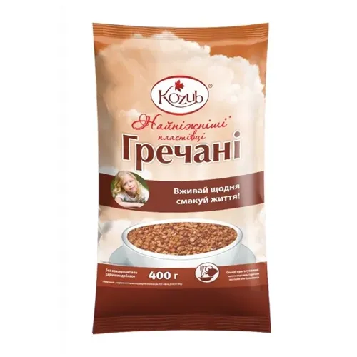 Пластівці гречані Козуб 400г