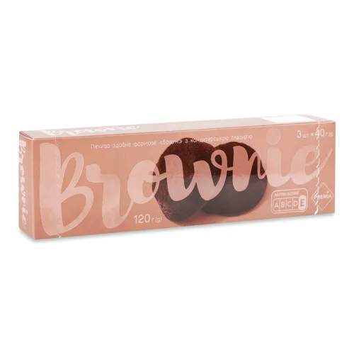 Печиво Премія Брауні формове здобне 120г