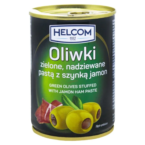 Оливки Helcom Хамон 300мл