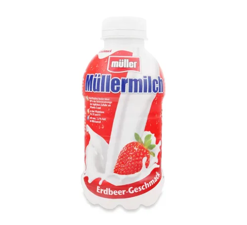 Напій молочний Mullermilch полуниця 1,5%, 400мл