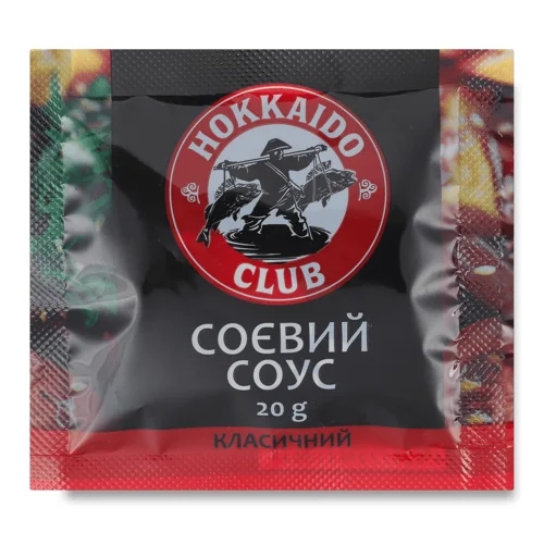 Соус соєвий Hokkaido Club Класичний саше,20г