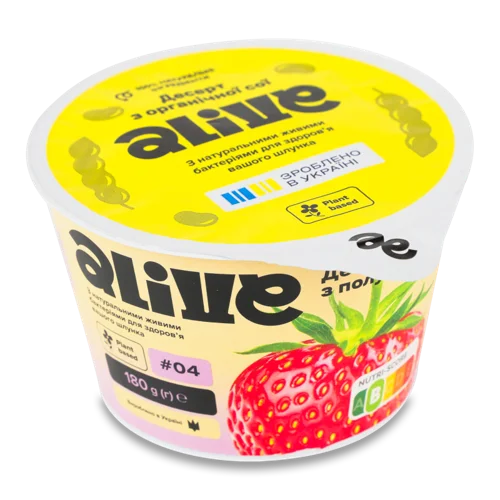 Соєвий Десерт З Полуницею, В/ґ, 180г