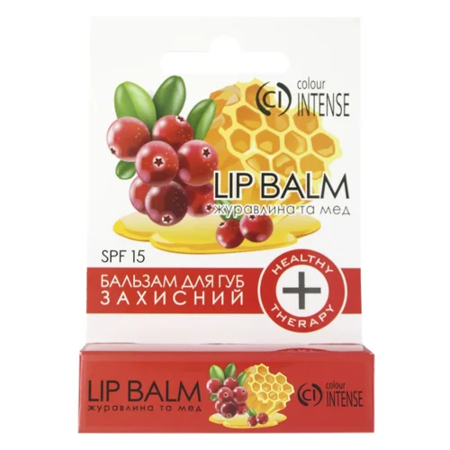Бальзам для губ Colour Intense Lip Balm журавлина та мед 5г