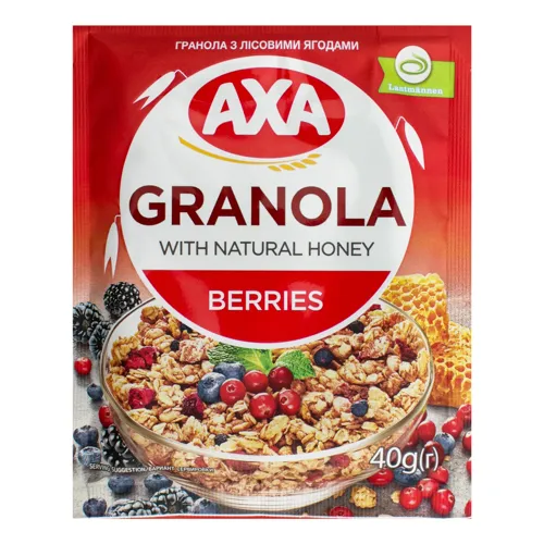Гранола з лісовими ягодами Аха м/у 40г