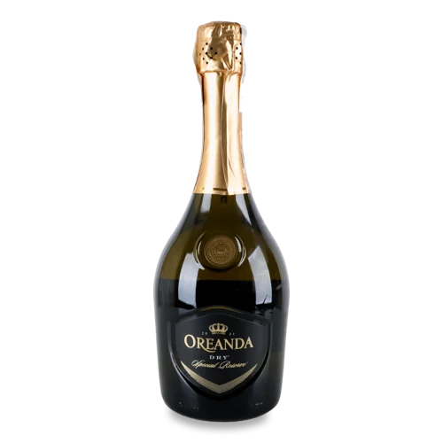 Алкогольний Напій Білий Сухий Сильногазований В/ґ Premium Special Reserve Oreanda, 0.75л, 10.5-12.5%