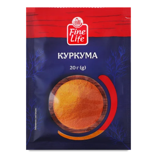 Куркума Fine Life Натуральна, м/у, 20 г