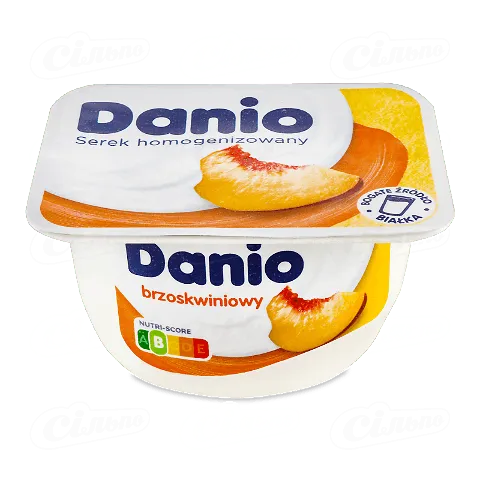 Десерт сирковий «Danio» персиковий 2,9%, 130г