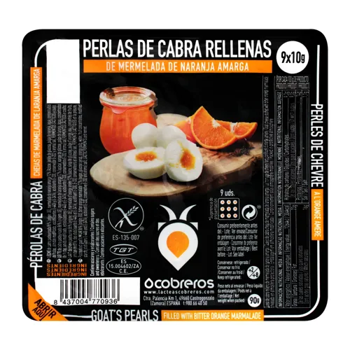 Сир 45% козячий з апельсином Перлина Cоbreros п/у 90г