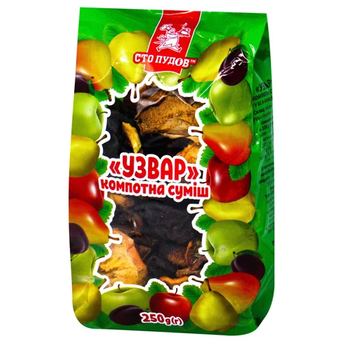 Суміш сухофруктів Сто Пудів Узвар 250г
