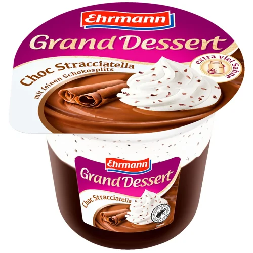 Десерт Ehrmann Grand Dessert Choc Stracciatella 4,8% 190г