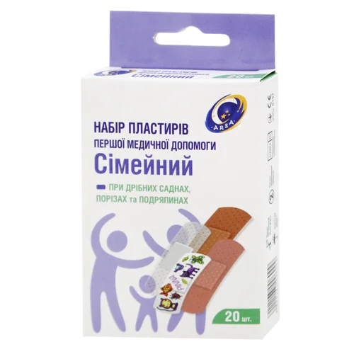 Набір пластирів Pinna Сімейний 20шт
