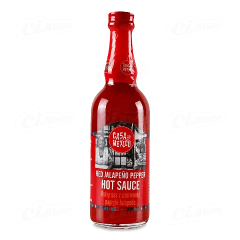 Соус Casa de Mexico з червоного перцю халапеньйо гострий, 100г