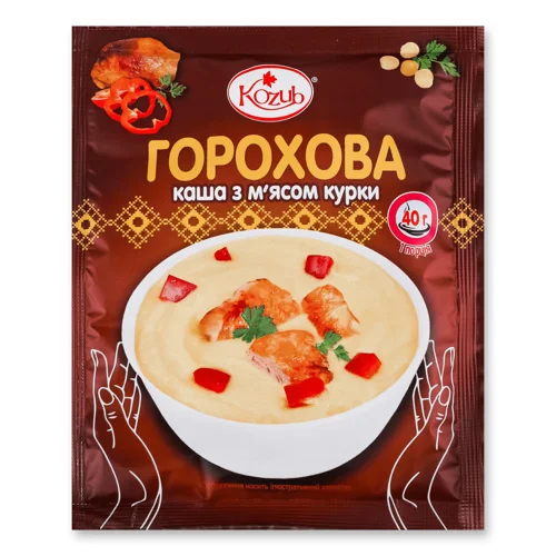 Каша Козуб продукт горохова з м`ясом курки 40г