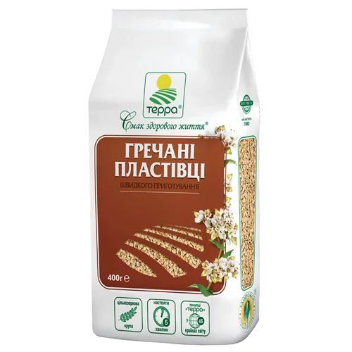 Пластівці гречані Терра Геркулес,400г
