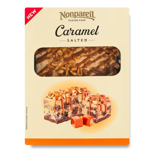 Торт Nonpareil Солона карамель з горіхом лоток