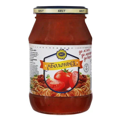 Соус пастеризований Болоньєз Бест с/б 480г