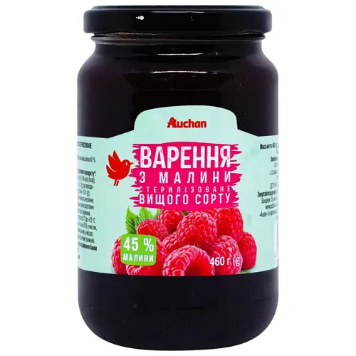 Джем Ашан з малини 460г