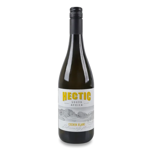 Вино Біле Сухе Шенен Блан Hectic, 0.75л, 12.5% — Пластикова Пляшка